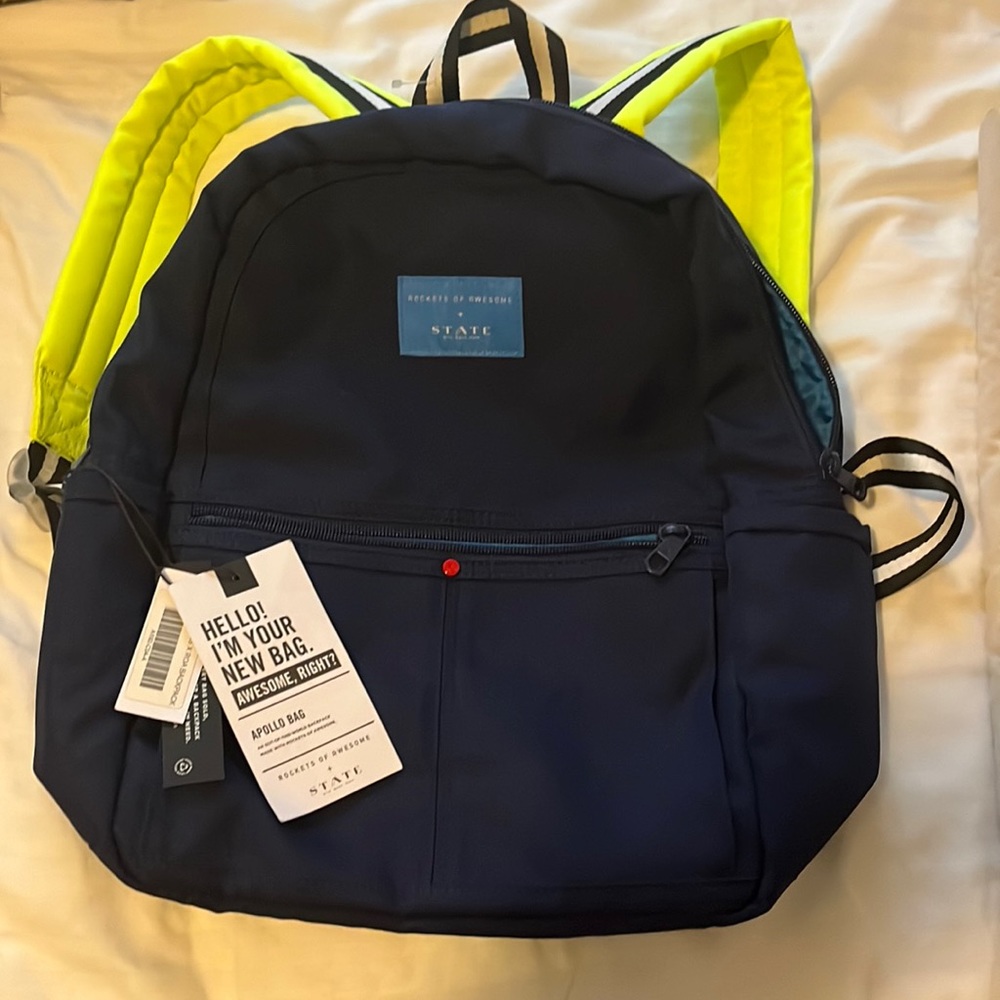STATE + ROCKETS OF AWESOME NWT Apollo Bag backpack